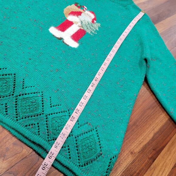 Vintage Christmas Santa Sweater Stefano Worldwide - Picture 10 of 11